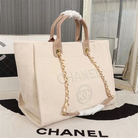 chanel canvas tote replica